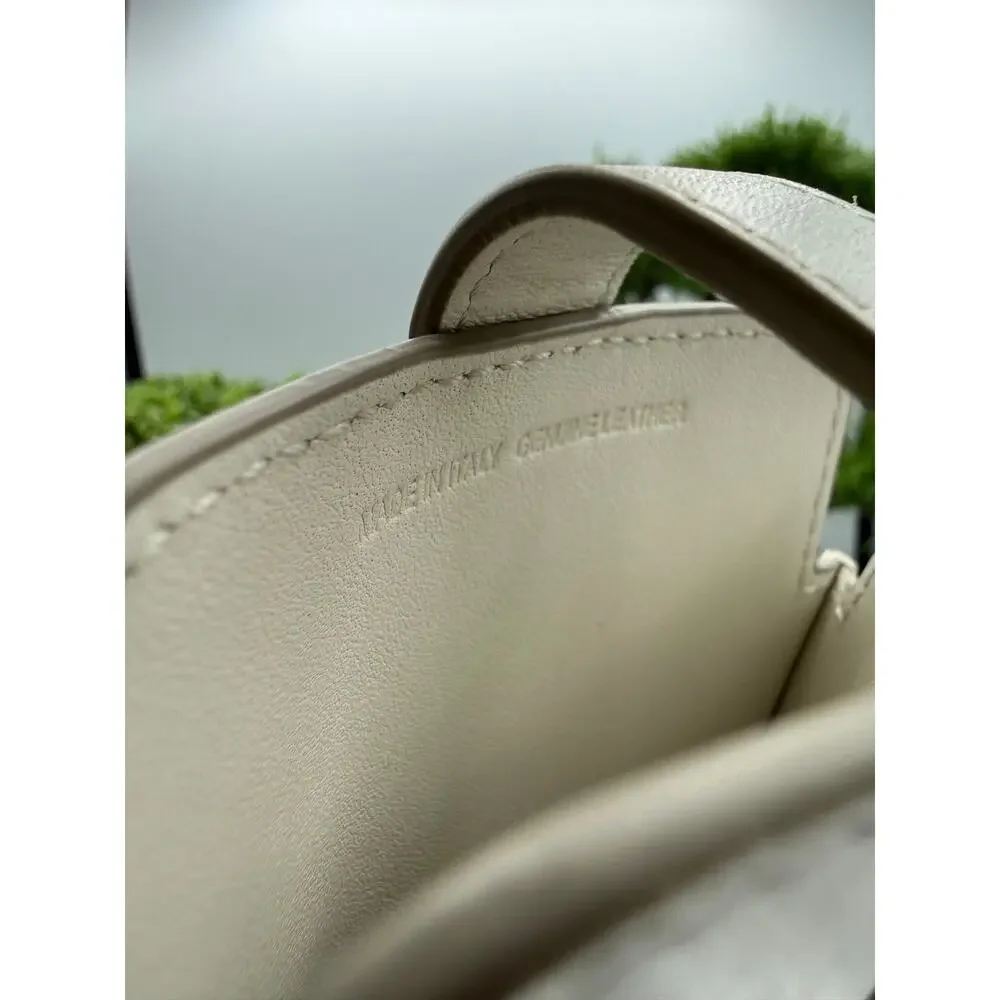 Maison Margiela off-white leather phone pouch